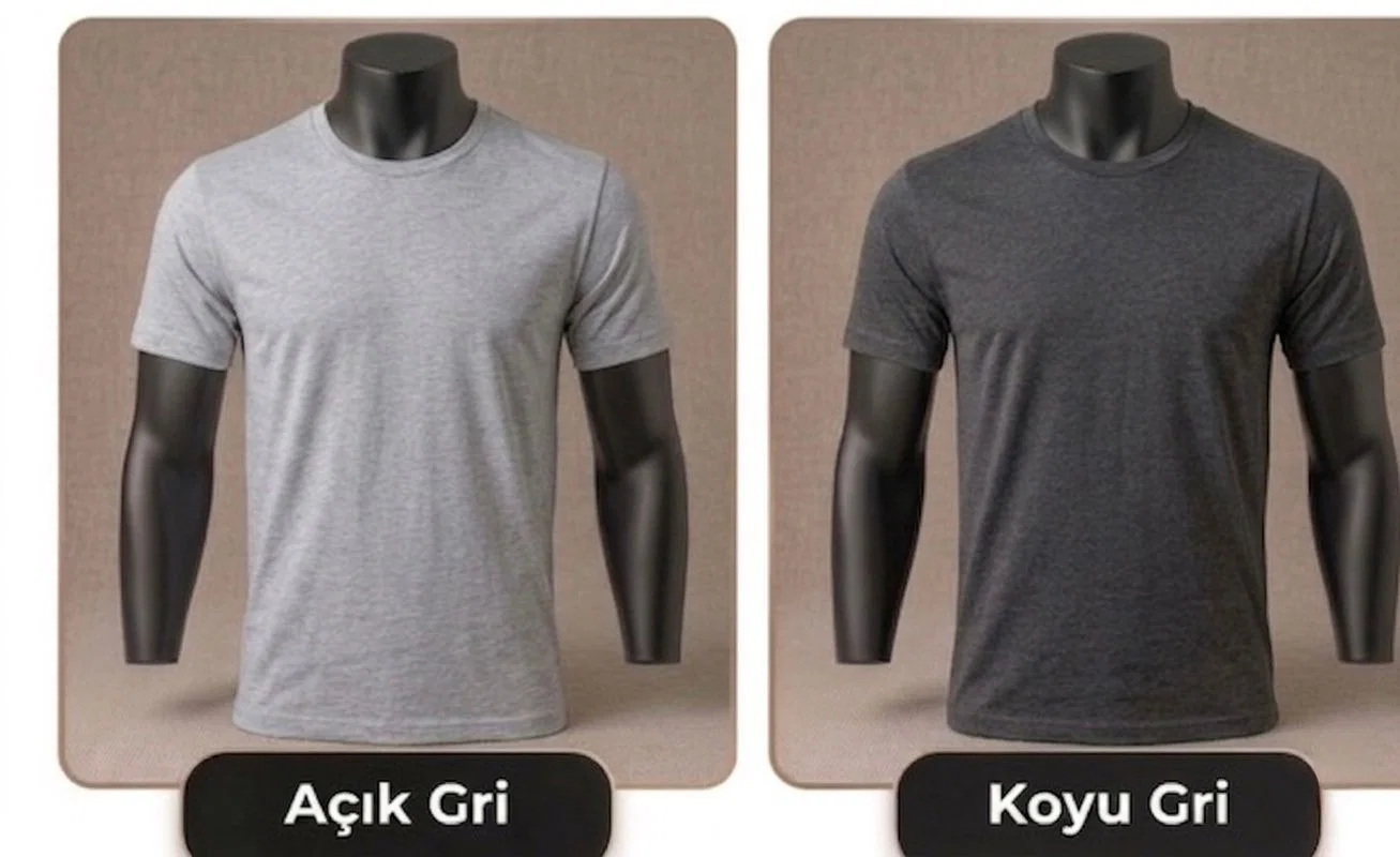 Bisiklet Yaka T-Shirt - Ürün Seçeneği 07