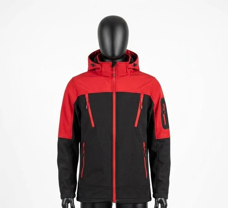 Softshell Yelek Mont - Siyah/Füme